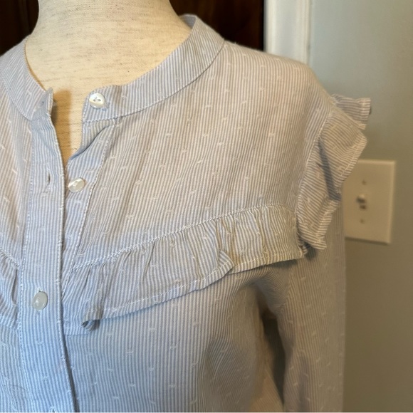 Primark Atmosphere Ruffle Button Down Shirt - Picture 3 of 5